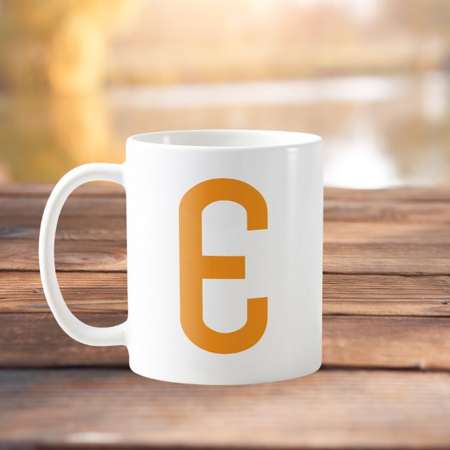 Personalized Bold Initial Coffee Mug (Creator Uploaded)