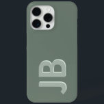 Personalized Bold Initial Monogram iPhone 15 Pro Max Case<br><div class="desc">Personalized Bold Initial Monogram iPhone Case</div>