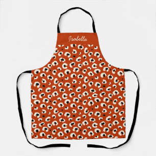 Personalized Bold Leopard Print Apron