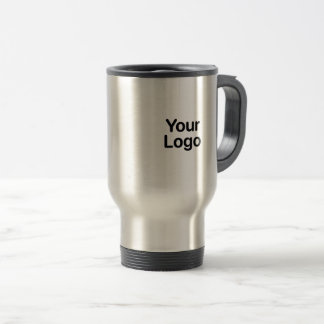 Personalized Bold Print Travel Tumbler Mug