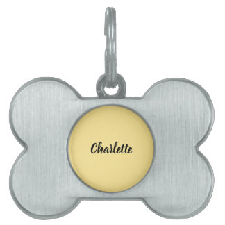 Personalized Bone Dog Tag ID for Collar with Stamp