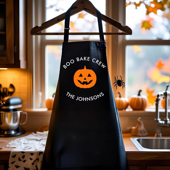 Personalized Boo Crew Pumpkin – Personalized Apron (Creator Uploaded)