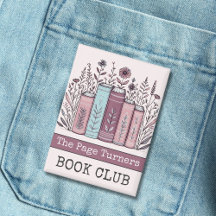 Personalized Book Club Floral