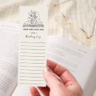 Personalized Book Club Reading Log