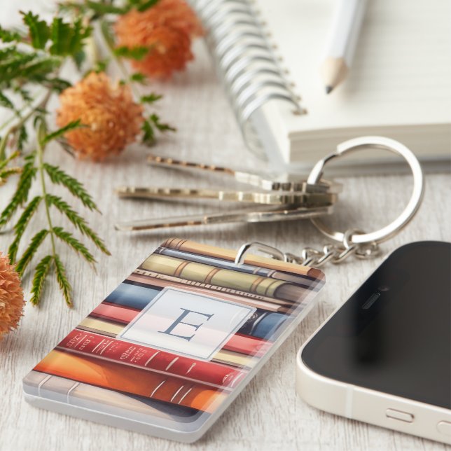 Personalized Book Lover Monogram  (Devant droit)