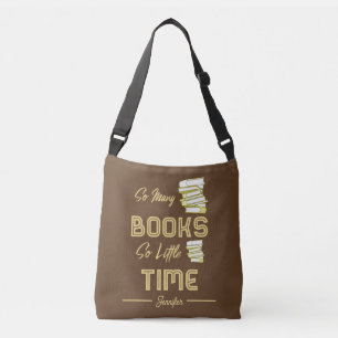 Personalized Book Lover's Crossbody Bag