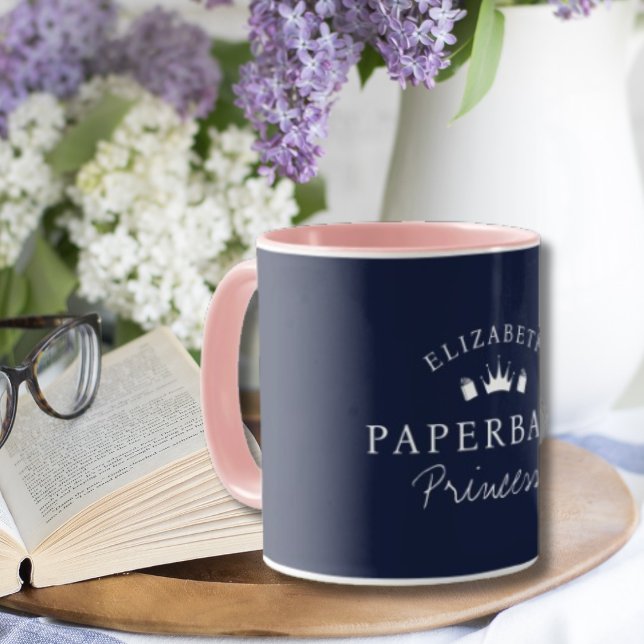 Personalized Book Lovers Paperback Princess  Mug (Creator Uploaded)