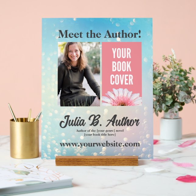 Personalized Book Signing Sign for Authors (Wedding)