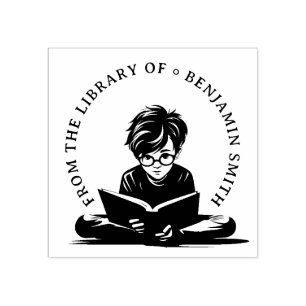 Personalized book stamp for kids