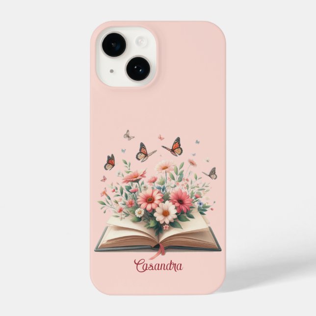 Personalized bookish phone case (Back)