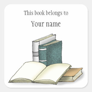 Personalized Bookplate Sticker