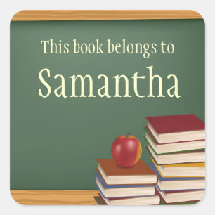 Personalized Bookplate Sticker