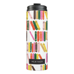 Personalized   Bookworm Thermal Tumbler