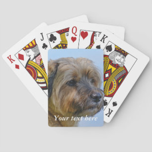 Personalized Border Terrier Playing Cards