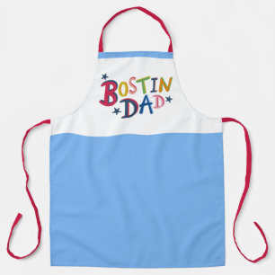 Personalized Bostin Dad Black Country Apron