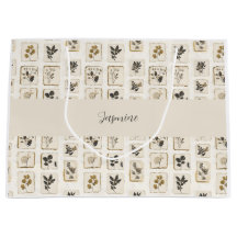 Personalized Botanical Herbs Tissue Paper Custom 