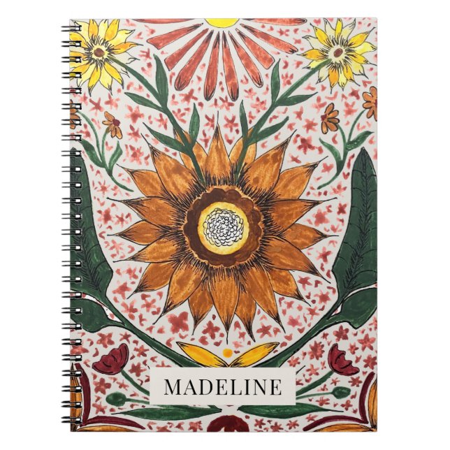 Personalized Botanical Notebook (Front)
