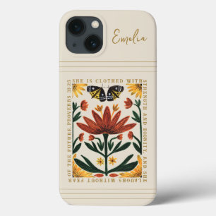 Personalized Botanical Proverbs 31  iPhone 13 Case