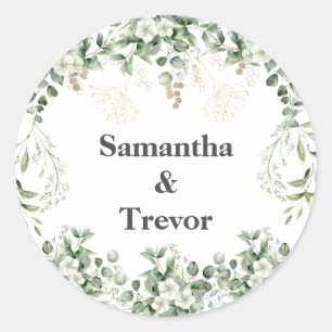 Personalized Botanical Sticker