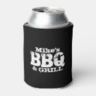 Personalized bottle and can coolers for BBQ party