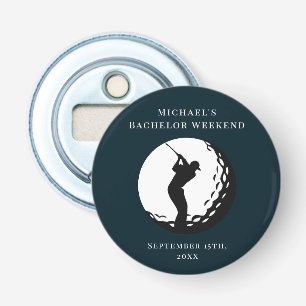 Personalized Bottle Opener Bachelor Golf Weekend
