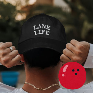 Personalized Bowling Lane Life Gift for Players Embroidered Hat