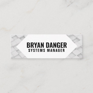 Personalized "Box World" Twitter Mini Business Card