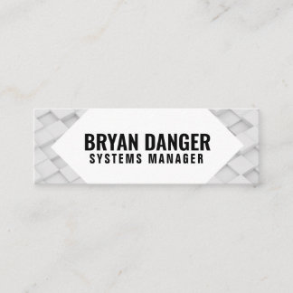 Personalized "Box World" Twitter Mini Business Card