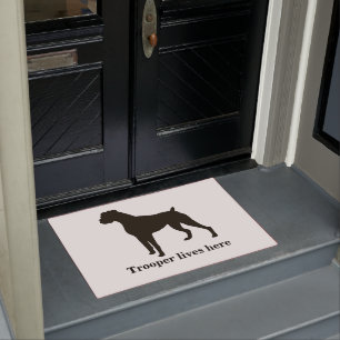 Personalized Boxer Doormat