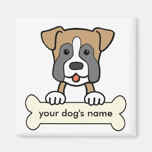 Personalized Boxer Magnet