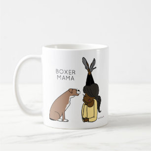 Personalized Boxer Mama Coffee Mug