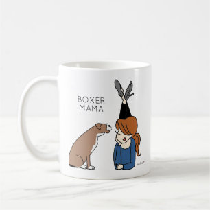 Personalized Boxer Mama Coffee Mug