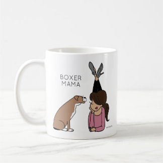 Personalized Boxer Mama Coffee Mug
