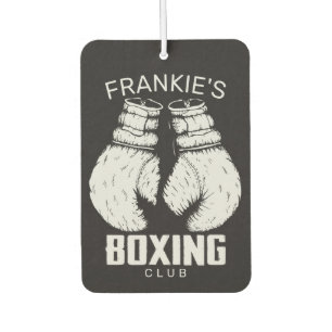 Personalized Boxing Club Boxer Gym Fighter Gloves Air Freshener