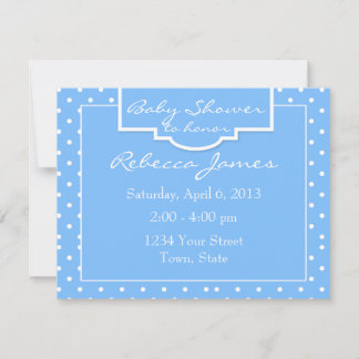 Personalized Boy Baby Shower Invitation