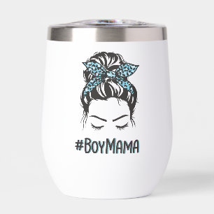 Personalized Boy Mama Messy Bun Boy Mom Gifts