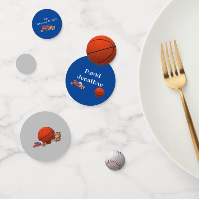 Personalized Boy Toys Confetti (Group)