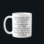 Personalized Boyfriend Gift, Funny Boyfriend Coffee Mug<br><div class="desc">Personalized Boyfriend Gift,  Funny Boyfriend Coffee Mug</div>