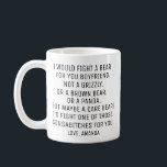 Personalized Boyfriend Gift, Funny Boyfriend Coffee Mug<br><div class="desc">Personalized Boyfriend Gift, Funny Boyfriend Coffee Mug</div>
