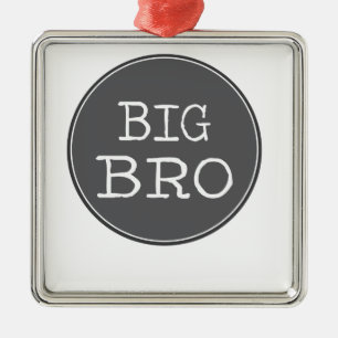Personalized Boys Big Brother Gifts Metal Ornament