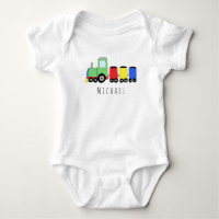 Personalized Boy's Locomotive Train with Name