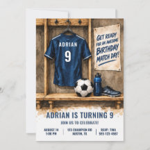 Personalized Boys Soccer Jersey Birthday