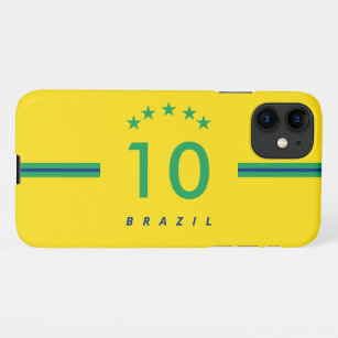 Personalized Brazil Flag Colors World Cup Soccer iPhone 11 Case