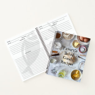 Personalized Bread and Baking Recipe Book