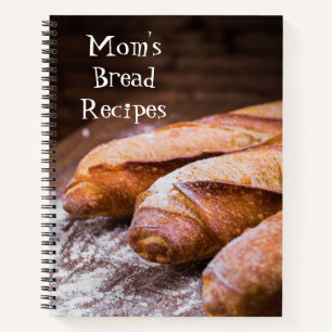 Personalized Bread and Baking Recipe Book