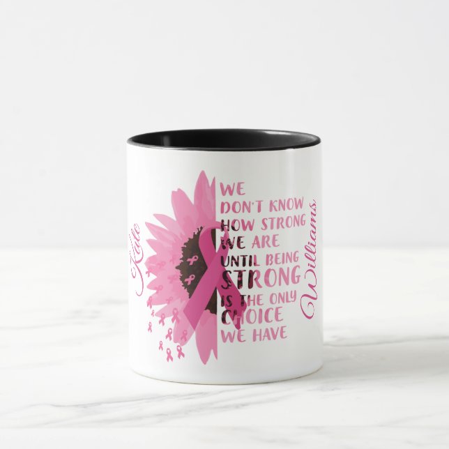 Personalized Breast Cancer Awareness Mug (Center)
