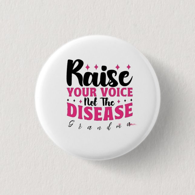 personalized breast cancer funny quote 2024  1 inch round button (Front)