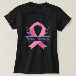 Personalized Brest Cancer Team - Cancer Awareness T-Shirt