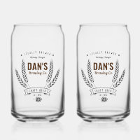 Personalized Brewing Company Beer Glass