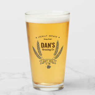 Personalized Brewing Company Beer Glass